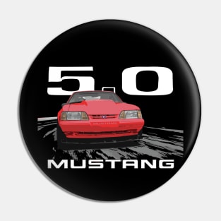 Mustang GT 5.0 LX Fox Body Notchback red Pin