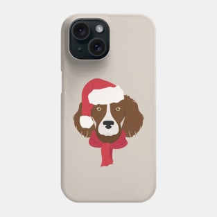 Brittany Spaniel Christmas Dog Phone Case