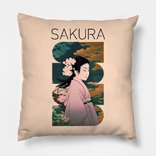 Sakura - Anime Girl Pillow