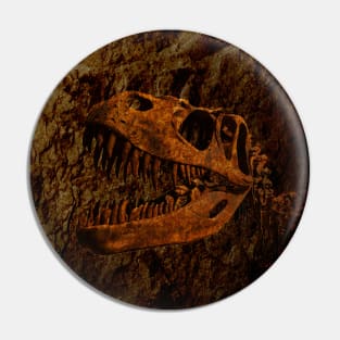 T-Rex Dinosaur Fossil Pin