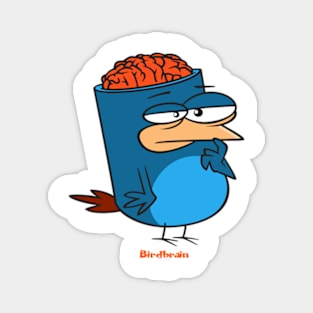 Birdbrain Design for Bird Lovers Magnet