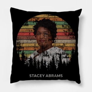 vintage stacey abrams Pillow