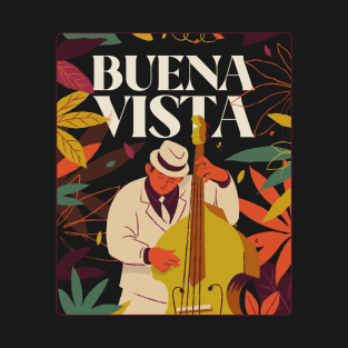 Buena Vista Social Club Tribute - Vintage Cuban Music Design T-Shirt