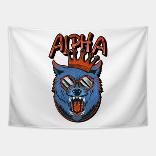 Alpha Wolf Tapestry