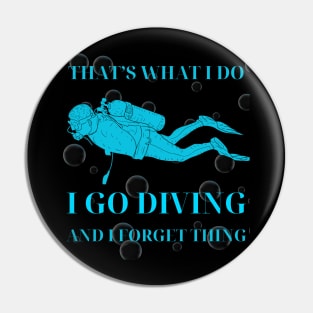 scuba diving Pin