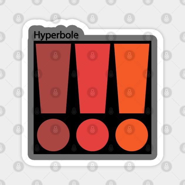 Hyperbole Magnet by triggerleo