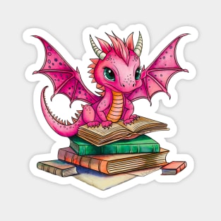 Baby dragon pink Magnet