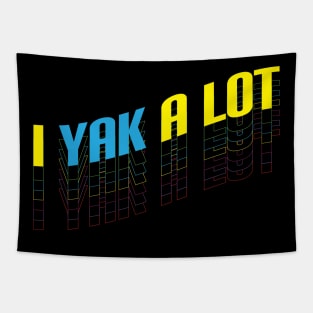 i Yak a Lot River Kayaker Canoe Paddle and Kayaking Kayak Tapestry