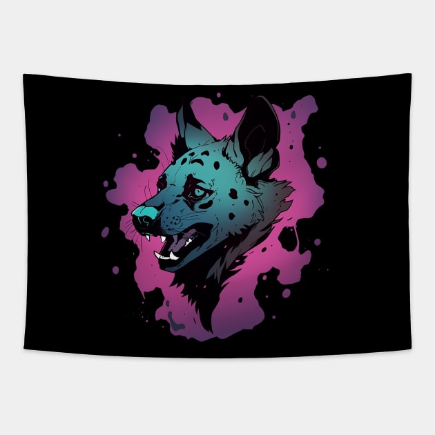 hyena Tapestry by skatermoment