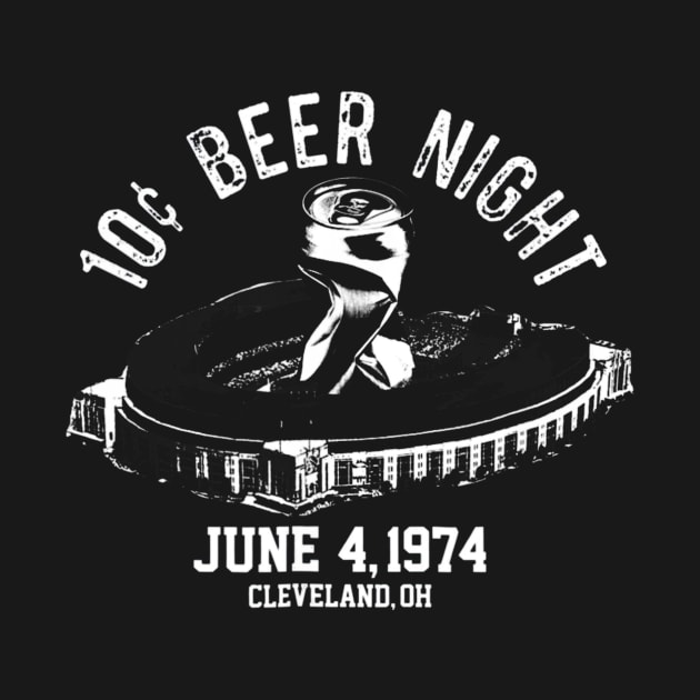 Ten Cent Beer Night Cleveland CLE Baseball by Chicu