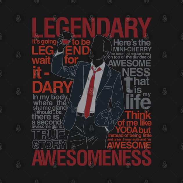 Legendary T-Shirt of Awesomeness by Azafran