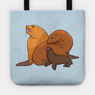 Sea Lion Family Tote