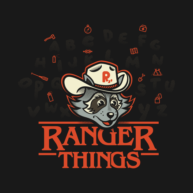 Raccoon Ranger and his Camping Things by Mattgyver