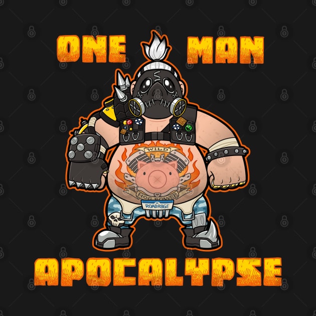 One-Man Apocalypse by Red_Flare_Art