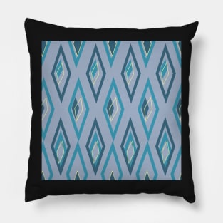 Blue Lagoon diamond argyla Pillow