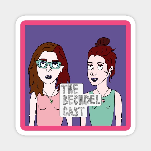 Hosts Logo Magnet by The Bechdel Cast