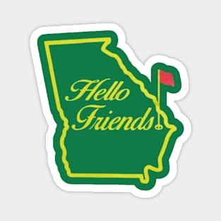 Hello Friends Magnet