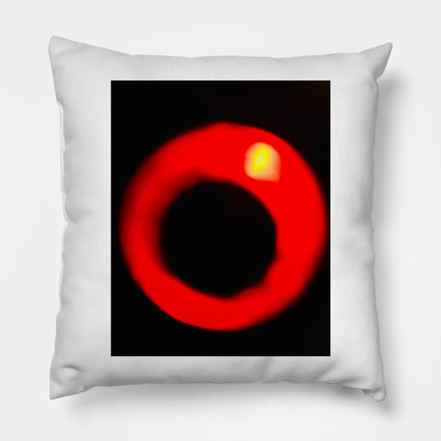 Zeros (Red Rings) Pillow by Samuryesword