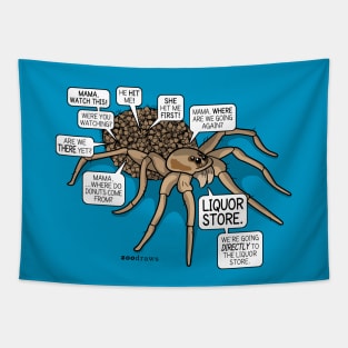 Wolf Spider by Zoodraws Tapestry