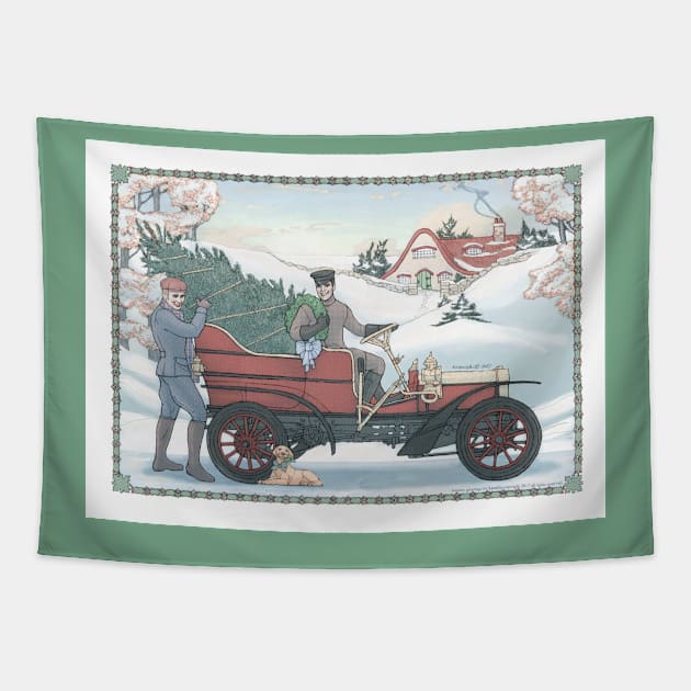 Seasons Greetings Tapestry by karadin