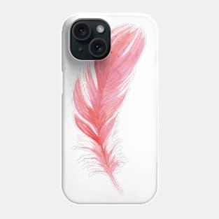 Pink feather perfection Phone Case