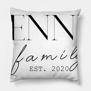 Bennie Family EST. 2020, Surname, Bennie Pillow