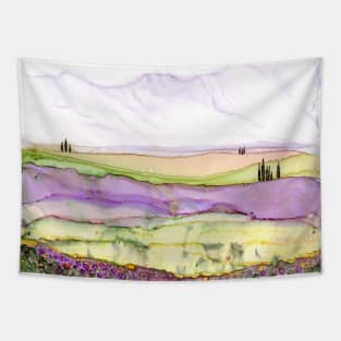 Tuscany landscape Tapestry