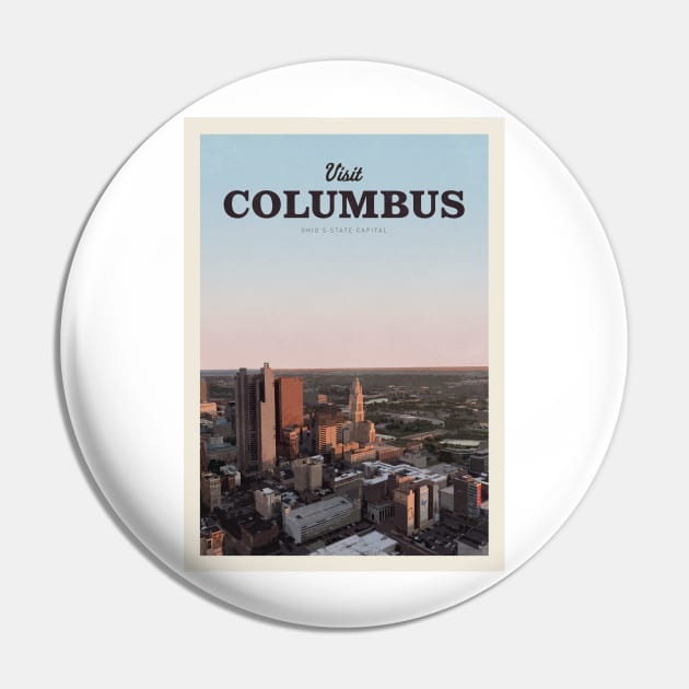 Visit Columbus Pin by Mercury Club