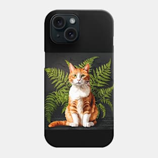 Portrait Of A Tabby Cat Phone Case