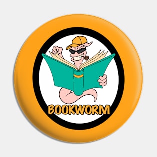 Bookworm Pin