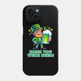 Leprechaun's Toast: Festive Frothy Fun Phone Case