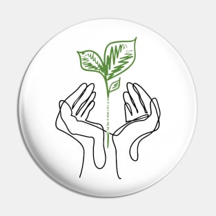 'The Best Time To Plant A Tree Is Now' Environment Shirt Pin