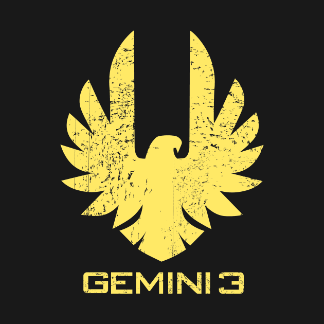 GEMINI 3 DISTRESSED VERSION by KARMADESIGNER T-SHIRT SHOP