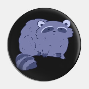 Funny Chunky Raccoon Pin