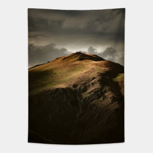 Fall Sunset Mountain Top Tapestry