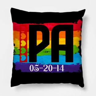 Pennsylvania Gay Marriage Pillow