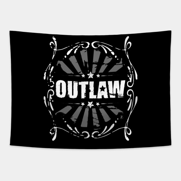 Outlaw Tapestry by Laughin' Bones