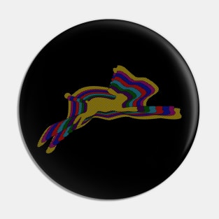 Trippy Rabbit Pin