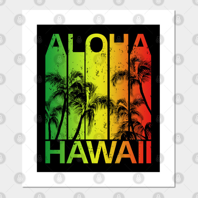 Colorful Vintage Hawaiian Islands Aloha State Hawaii Posters And Art Prints Teepublic Uk - Hawaii Islands Wall Art Colorful Vintage Hawaiian Islands Aloha State Hawaii Posters And Art Prints Teepublic Uk - Hawaii Islands Wall Art