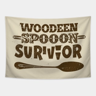 wooden spoon survivor Tapestry