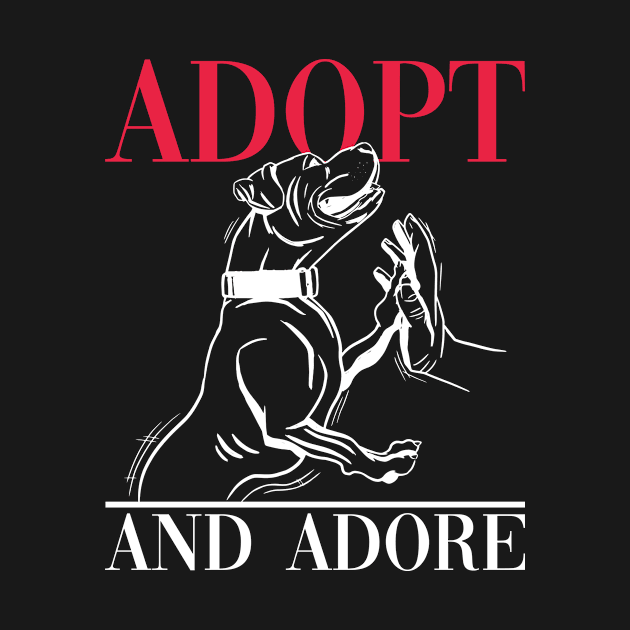 Adopt And Adore - Animal Rights Activist Animal Shelter by Anassein.os