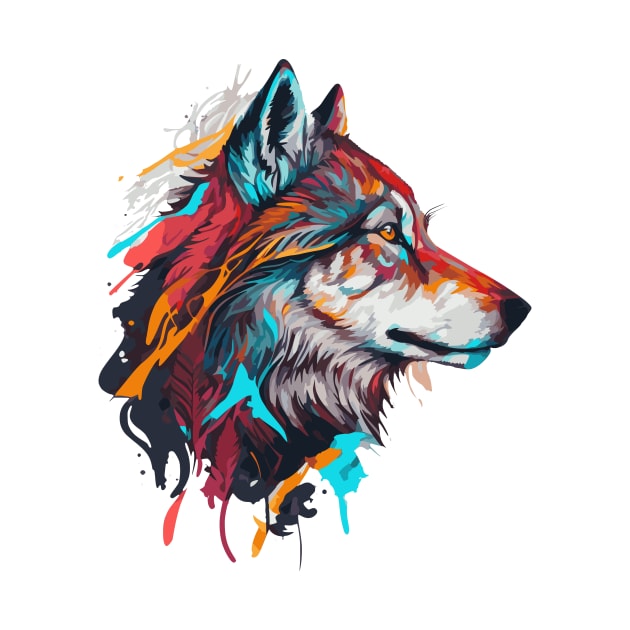 Wolf Face by sufian