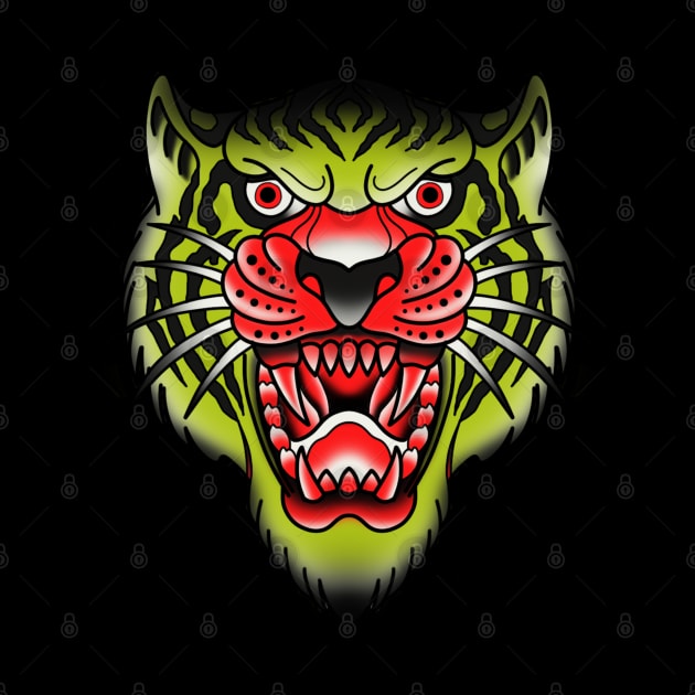 Tiger traditional style by MEJIKU