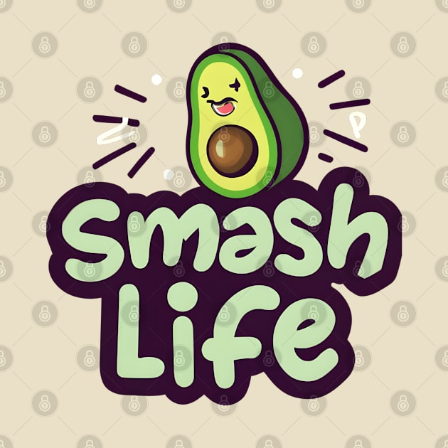 Funny Avocado, Smash Life by NomiCrafts