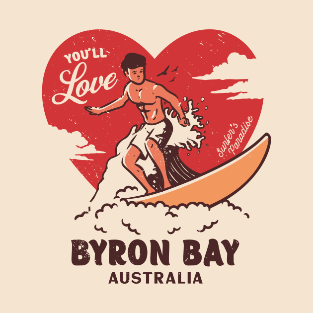 Vintage Surfing You'll Love Byron Bay, Australia // Retro Surfer's Paradise by Now Boarding