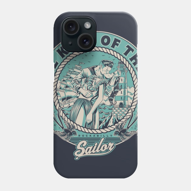 Rockabilly Sailor Phone Case by nanobarbero