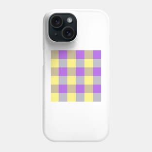 Silvervision Checkerboard Print 2 Phone Case