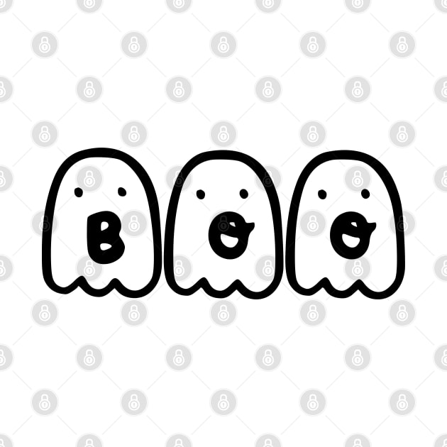 Ghost of disapproval Boo Funny Halloween by RetroDesign