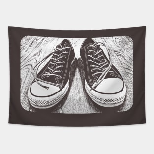 Sneakers Chucks Lover T-Shirt Tapestry