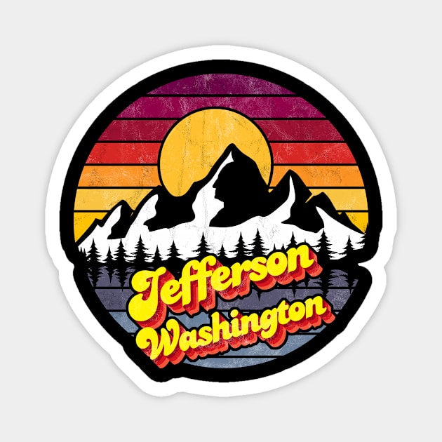 Jefferson Washington Magnet by Jennifer